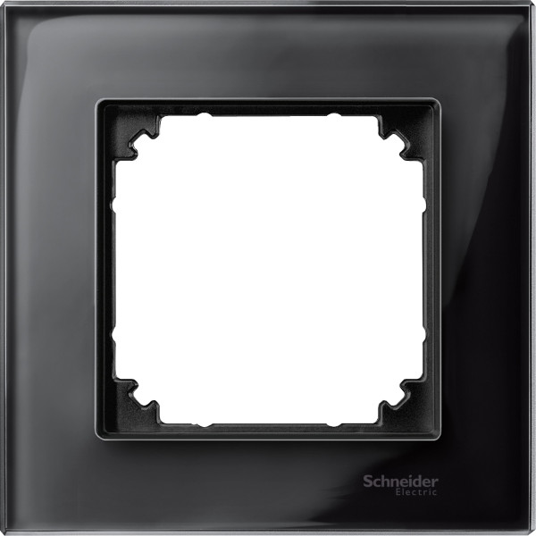 M-Plan Verre Noir, plaque de finition 1 poste