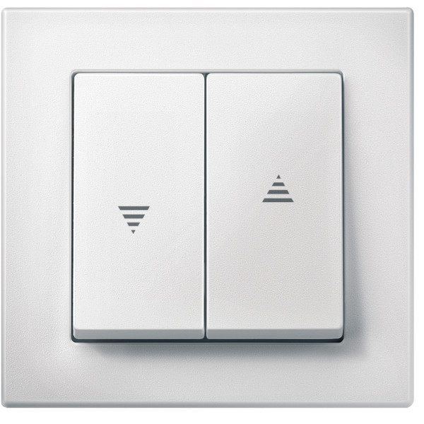 M-Plan Blanc, enjoliveur commande double de volets-roulants