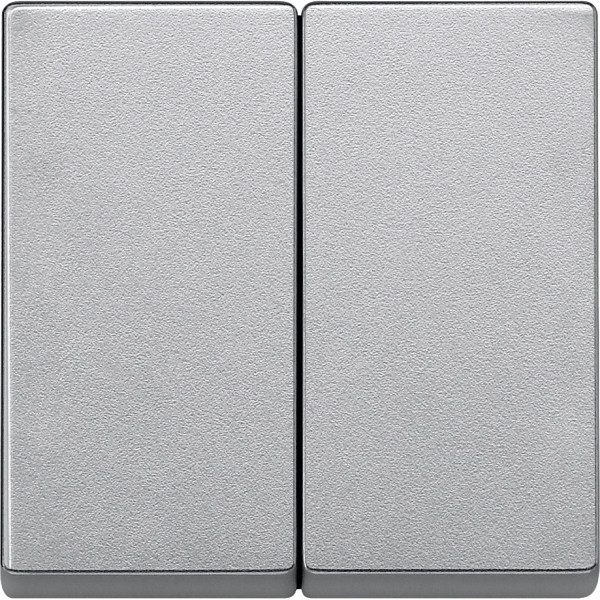 Enjoliveur M-Plan pour interrupteur double allumage, aluminium