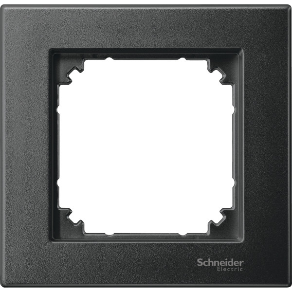 Plaque de Finition M-plan Schneider Electric Anthracite – 1 Poste – IP20