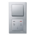Plaque finition double M-Plan, aluminium