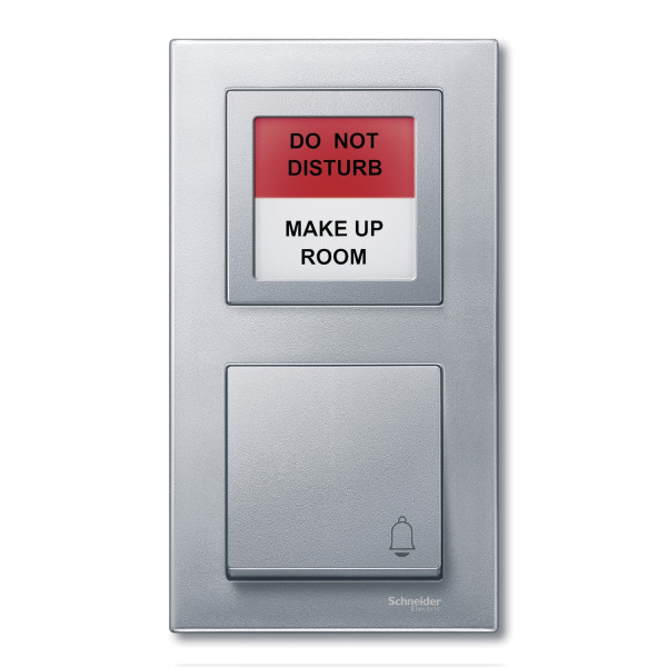 Plaque finition double M-Plan, aluminium