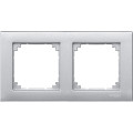 Plaque finition double M-Plan, aluminium