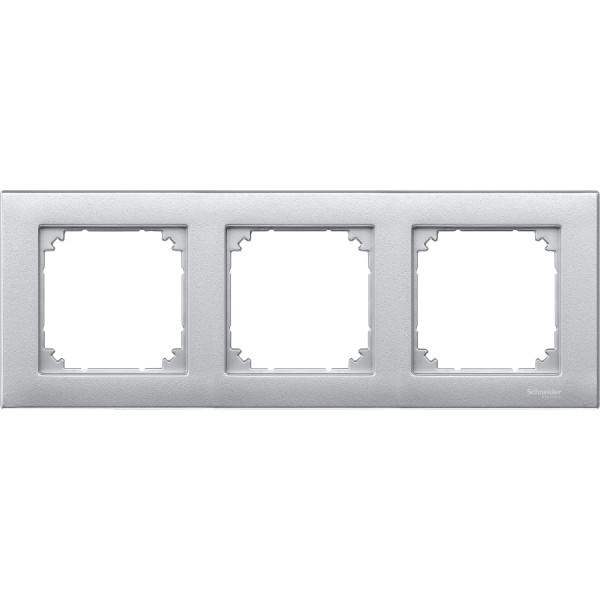 Plaque finition triple M-Plan, aluminium