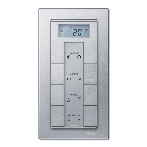 Plaque finition pour prise rasoir M-Plan, aluminium