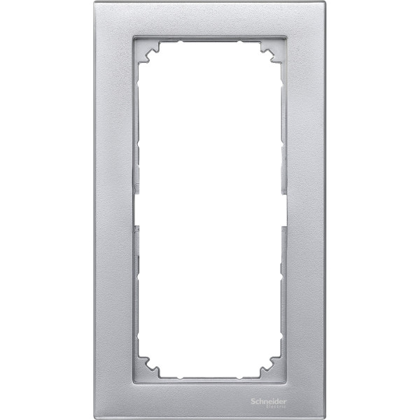 Plaque finition pour prise rasoir M-Plan, aluminium