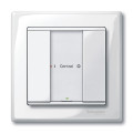 M-Plan KNX, commande multifonction 2 boutons-poussoirs Blanc brillant