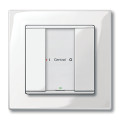 M-Plan KNX, commande multifonction 2 boutons-poussoirs Blanc brillant