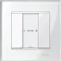 M-Plan KNX, commande multifonction 2 boutons-poussoirs Blanc brillant