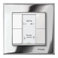 Commande Multifonction Blanc Polaire Brillant 4 Boutons Poussoirs KNX M-Plan