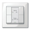 M-Plan KNX, commande multifonction 8 boutons-poussoirs Blanc brillant