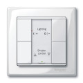 M-Plan KNX, commande multifonction 8 boutons-poussoirs Blanc brillant