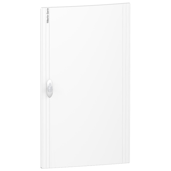 Porte Opaque pour Coffret 3 Rangées 18 Modules Pragma Schneider