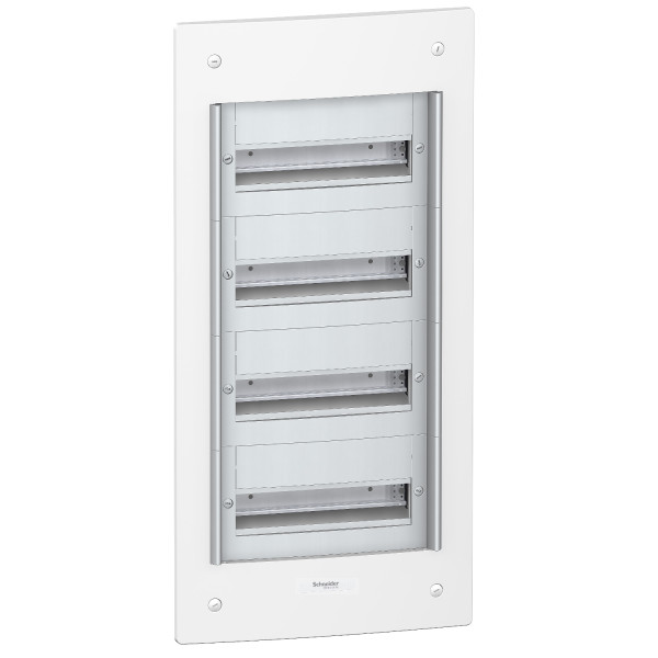 Pragma - coffret encastré - 4 rangées 13 modules