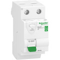 Interrupteur Différentiel 2P 25 A 30 mA Type AC Embrochable Resi9 XE Schneider