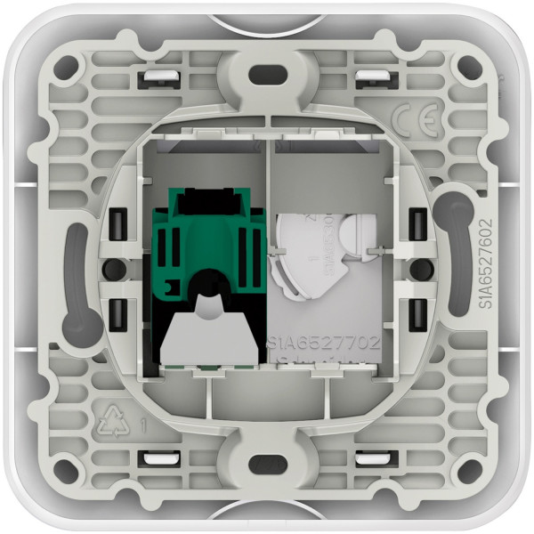 Ovalis - prise rj45, cat. 6 stp - blanc - Schneider Electric - S262476