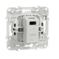 Prise chargeur USB anthracite Schneider Odace sortie 5V 1A