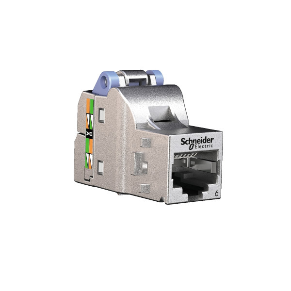 Resi9 s-one format dpm connecteur rj45 catégorie 6 blindé, sachet individuel