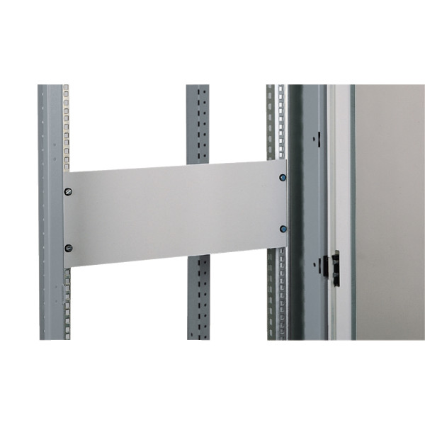 Actassi plastron 19P pleine 10U tôle - RAL7035
