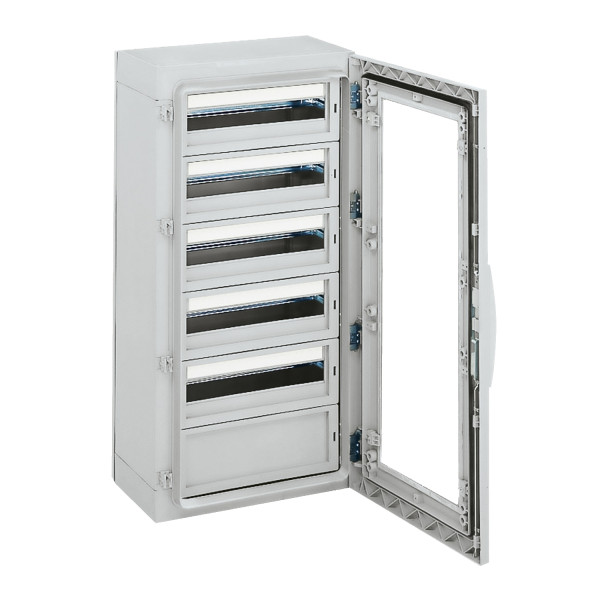 Thalassa pla - chassis distribution modulaire dlp 114 modules p/pla105 ral 7035