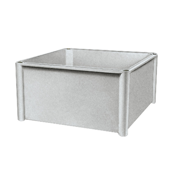 Thalassa pls - corps polyester 18x27x13,5 ral 7035
