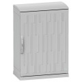 Armoire Outdoor Poly.PLAZTR HD 1250x500x420 ral7035 IP55IK10 toit+soc+ser.1242E