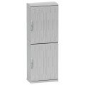 Armoire Outdoor Poly.PLAZTR HD 2000x750x420 ral7035 IP55IK10 toit+soc+ser.1242E