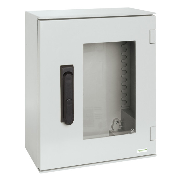Thalassa plm - coffret polyester 430x330x200+chassis bakélite - ip66  ral 7035