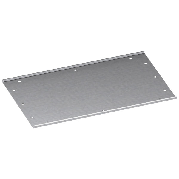 Plaque passe cable en alu. pour armoires Polyester Outdoor PLAZ HD 500x420mm