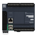 Contrôleur logique Modicon M221 - 24E/S PNP, port Ethernet+série, 24VCC