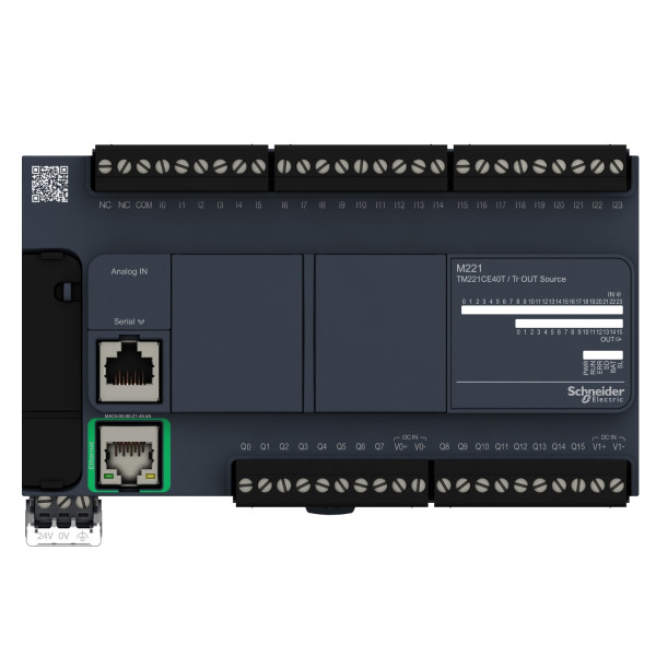 CONTROLEUR M221-40ES TR.P NP ETHERNET COM