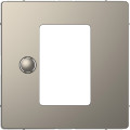 D-life - enjoliveur pour thermostat programmable écran tactile - métal nickel