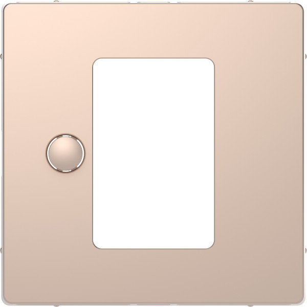 D-life - enjoliveur pour thermostat programmable écran tactile - métal champagne