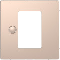 D-life - enjoliveur pour thermostat programmable écran tactile - métal champagne