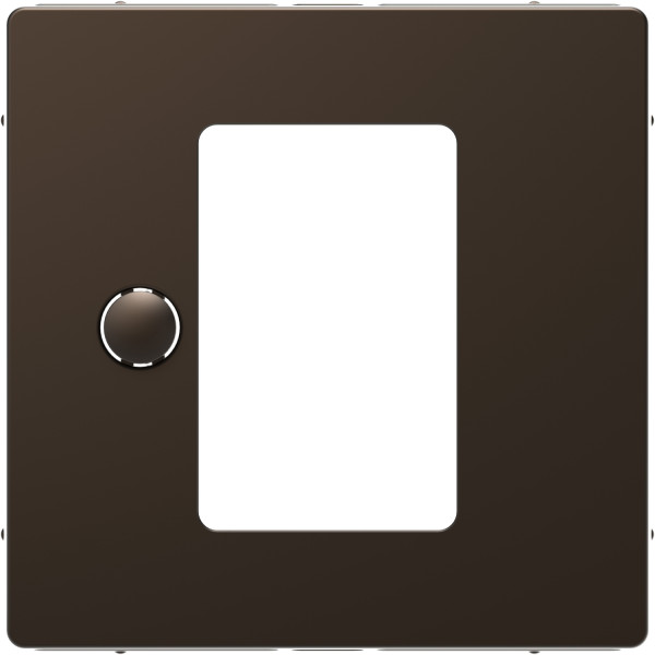 D-life - enjoliveur pour thermostat programmable écran tactile - métal mocca
