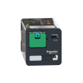 Zelio Relay Rum - Pins Cylindriques  - 3of - 10a - Bouton Test - Led - 24vcc