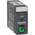 Zelio Relay Rxg - Capot Noir - 2of - 5a - Bouton Test - 24vca