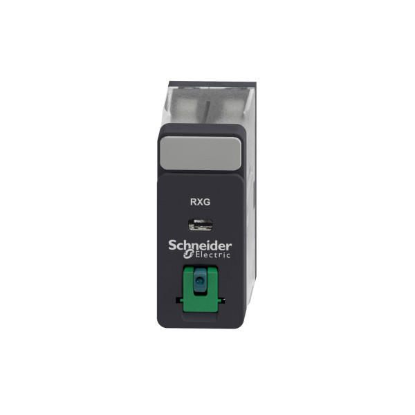 Zelio Relay Rxg - Capot Noir - 2of - 5a - Bouton Test - 24vcc 