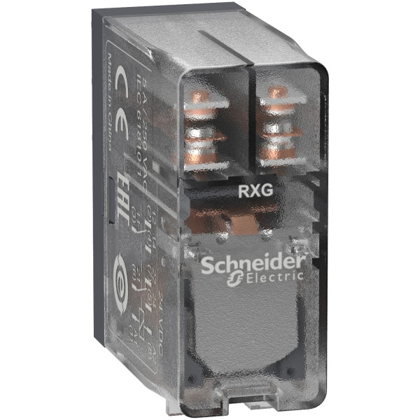 Zelio Relay Rxg - Capot Transparent - 2of - 5a - 24vcc 