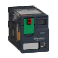 RELAIS MINIATURE 2 CO AVEC LED 24 V AC