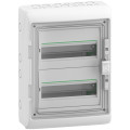 Coffret de Répartition Resi9 CX Schneider Electric Blanc - 12 Modules - 2 Rangées - Compatible XE - IP65