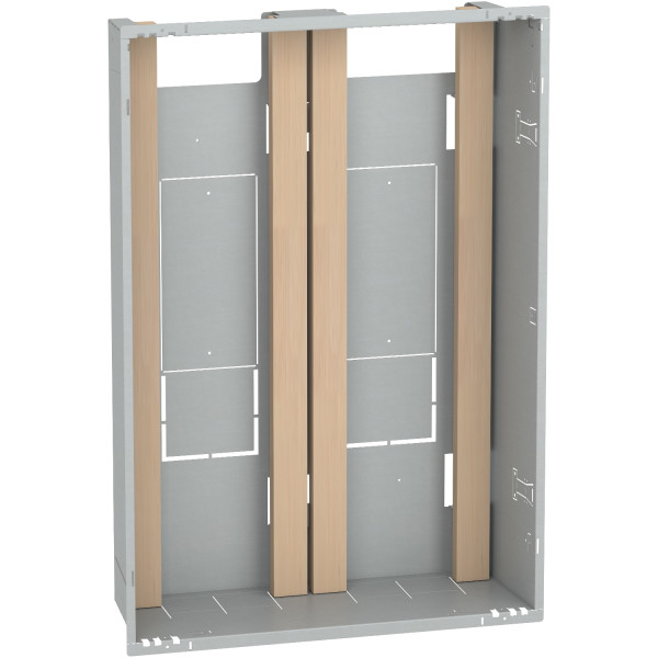 Bac d’Encastrement Blanc Resi9 Schneider Electric – 4 Rangées Horizontales - 2x13 modules