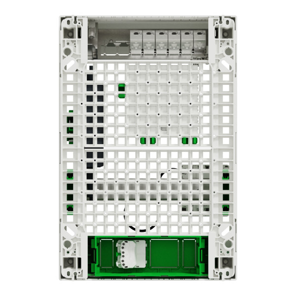 Tableau de communication VDI Schneider Resi9 grade 3TV switch 5 ports PoE 6 RJ45 catégorie 6a