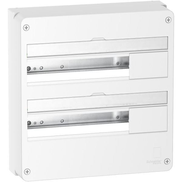 Coffret en Saillie Blanc RAL9003 2 Rangées de 18 Modules Resi9 Schneider