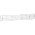 Brides câbles Schneider Resi9 largeur 18 modules IK08 RAL 9003