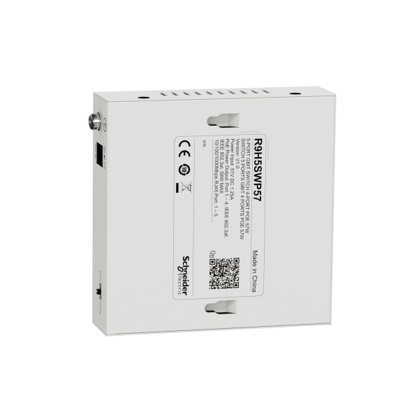Switch ethernet Schneider Resi9 5 ports 4 ports 1Gbit poe 30W max budget total 57W