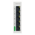 Resi9 switch ethernet 5 ports, 4 ports 1Gbit poe 30W max, budget total 57W