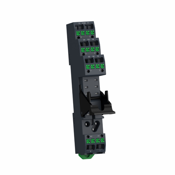 Rsz push-in socket with clamp, separate contact, for rsb2 relays