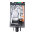 Zelio Relay Rum - Pins Cylindriques  - 2of - 10a - Bouton Test - Led - 120vca