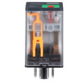Zelio Relay Rum - Pins Cylindriques  - 2of - 10a - Bouton Test - Led - 120vca